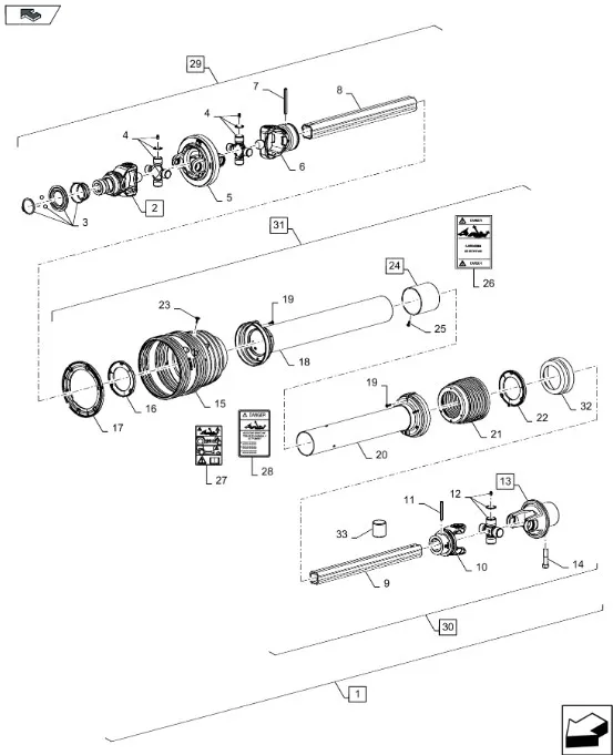 48082255 - Механизм коробки отбора мощности